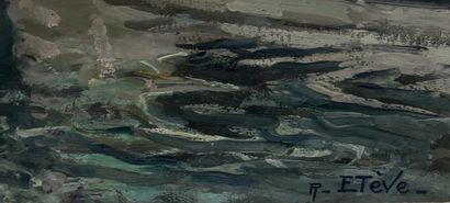 R. ETEVE
Chevet de ND de Paris
Oil on canvas...