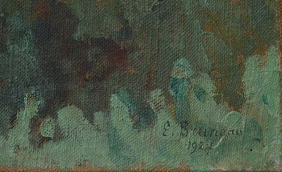 Emile BRUNEAU (20th c.)
Les toits
Oil on...