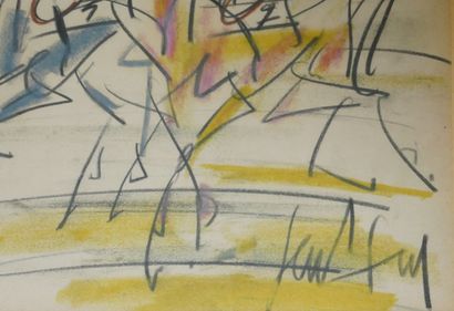 GEN PAUL (1895-1975)
Horse race
Grease pencil...