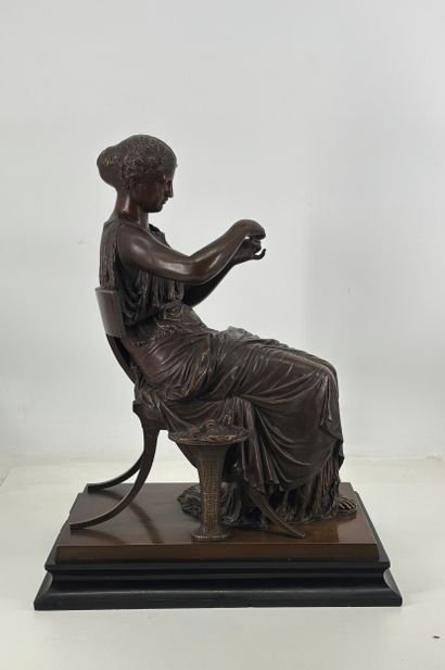 Jean Jules SALMSON (1823-1902)
La dévideuse,...