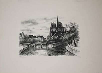 Robert LOTIRON (1886-1966)
- The Harbor
Etching...