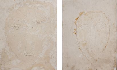 Aline GAGNAIRE (1911-1997)
Portrait
Two mixed...