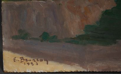 Emile BRUNEAU (20th c.)
Farmyard
Oil on panel...