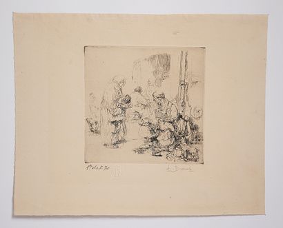 Auguste BROUET (1872-1941)
- Le joueur de...