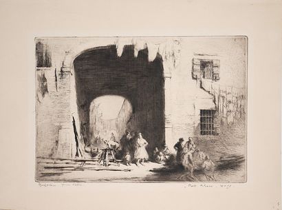Edgar CHAHINE (1874-1947)
Corte colonna,...