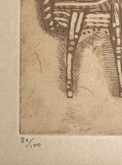 Max PAPPART (1911-1994)
Don Quixote
Etching...