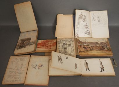 André BOUDREAUX (1881-1970)
Six sketchbooks:...
