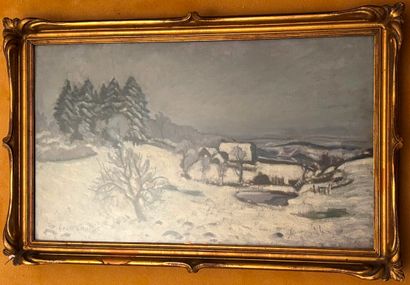 Louis CHARLOT (1878-1951)
Paysage enneigé
Huile...