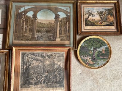 Miscellaneous mismatched prints and engr...