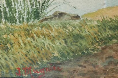 Jules MUGNIER (19th c.)
Stream bank
Pair...
