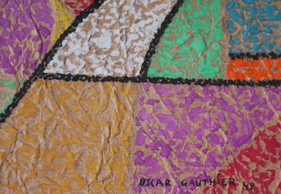 Oscar GAUTHIER (1921-2009)
Untitled
Gouache...