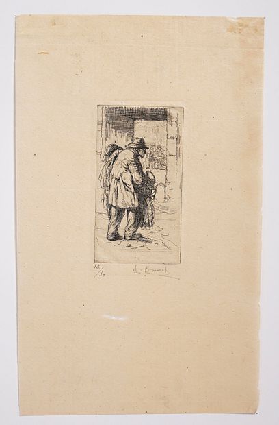 Auguste BROUET (1872-1941)
- Le joueur de...