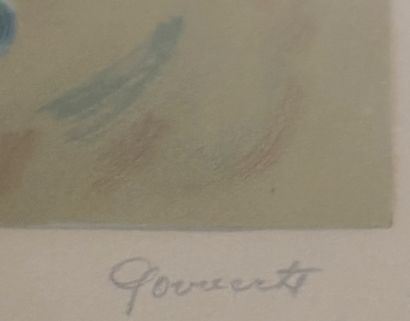 GOVAERTS
Bouquet de fleurs
Lithograph signed...