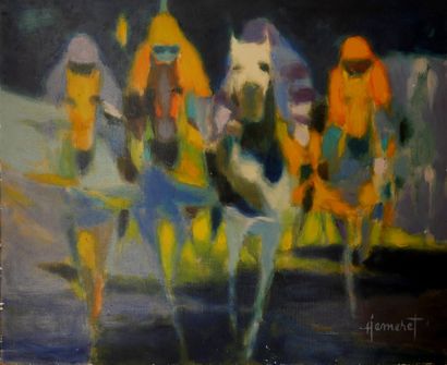 Claude HEMERET (1929-)
L'arrivée
Huile sur...
