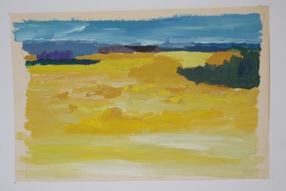 Eric JEUNEHOMME (1961-)
Landscape
Gouache...