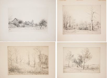 Jacques BEURDELEY (1874-1954)
- The orchard...