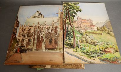 André BOUDREAUX (1881-1970)
Landscapes including...