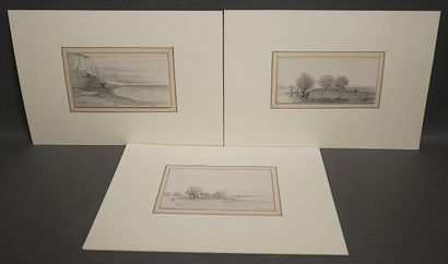 Auguste DELATRE (1822-1907)
- Landscape with...