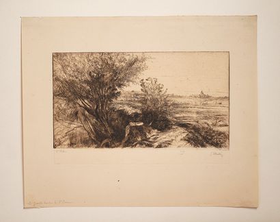 Gustave LEHEUTRE (1861-1932)
- Le soir à...