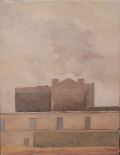 Pierre SKIRA (1938-2005)
House
Oil on canvas,...
