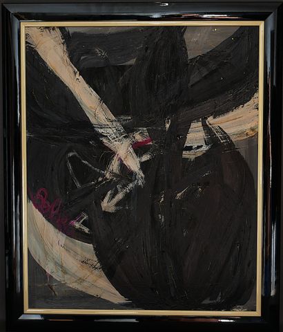Modern school
Untitled
Oil on canvas signed...