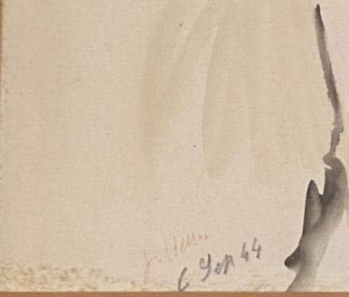 Jean HELLEU (1894-1985) 
Portrait of a child
Watercolor...