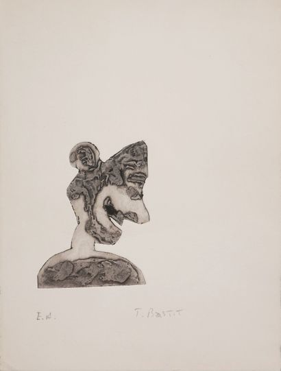 Tristan BASTIT (1941-)
Buste de profil
Estampe...
