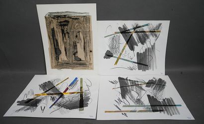 Eric JEUNEHOMME (1961-)
Untitled
- Monotype...