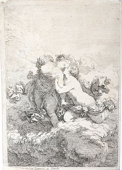 Lot de treize gravures anciennes dépareillées...