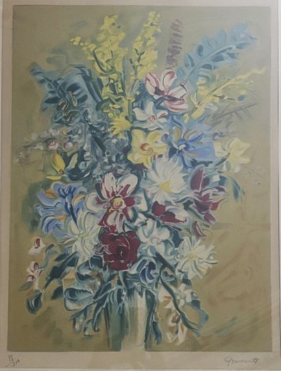 GOVAERTS
Bouquet de fleurs
Lithograph signed...