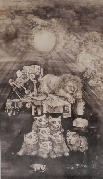 Roland CAT (1942-2016)
The last machine
Ink...