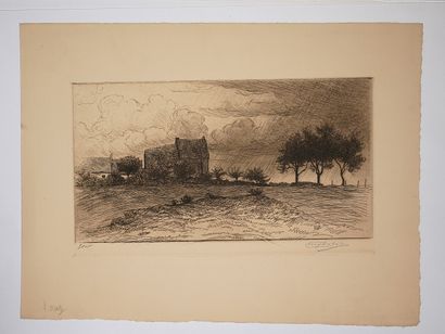 Eugène DELATRE (1864-1938)
- La Seine à la...