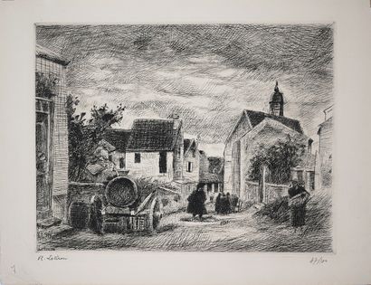 Robert LOTIRON (1886-1966)
- The chapel (Seine...