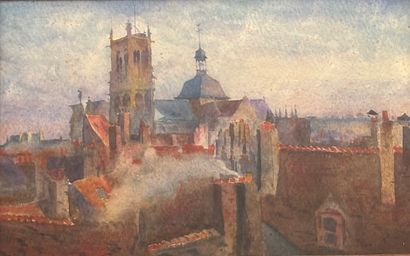 Modern school
The roofs
Watercolor
29 x 43...