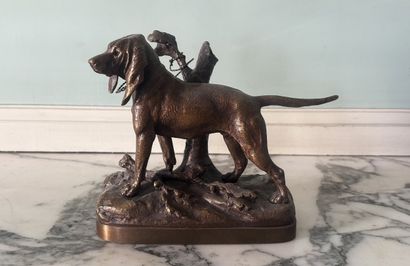 LE COURTIER after
Hunting Dog at a Halt
Brown...
