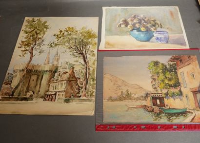 André BOUDREAUX (1881-1970)
Landscapes including...