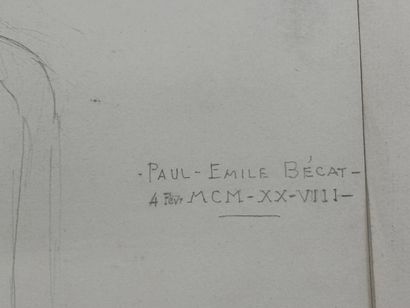 Paul-Emile BECAT (1885-1959)
Paul Valéry...