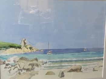 Jean HELLEU (1894-1985), attributed to 
Seaside...