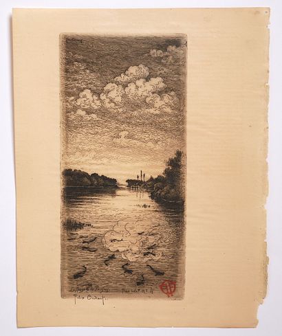 Félix OUDART (XIX-XXème s.)
Le nuage et les...