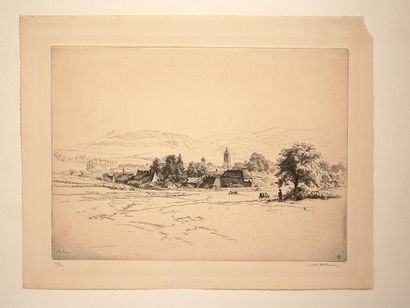 Maurice ACHENER (1881-1963)
- Le Planay
Eau-forte...