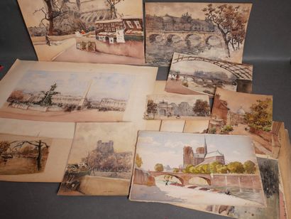 André BOUDREAUX (1881-1970)
Paris
Set of...