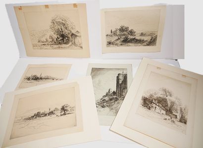 Maurice ACHENER (1881-1963)
- Le Planay
Eau-forte...