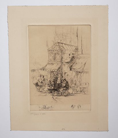 Auguste BROUET (1872-1941)
- Le joueur de...