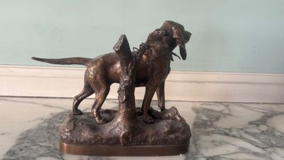LE COURTIER after
Hunting Dog at a Halt
Brown...