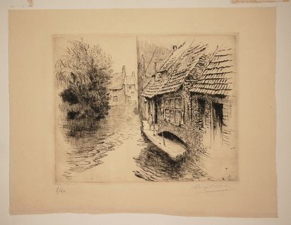 Eugène DELATRE (1864-1938)
- Le Tréport,...