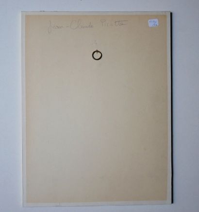 Jean-Claude PIROTTE (1939-2014)
Sans titre
Encre...