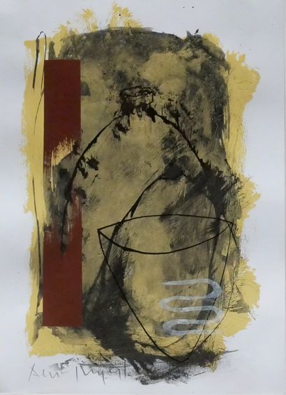 Contemporary school
Untitled
Gouache signed...