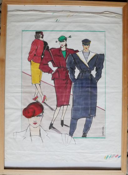 WERNER
Collection de Claude MONTANA
Pochoir
63...