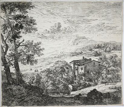 Lot de quinze gravures dépareillées à décor...
