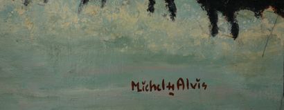Michel de ALVIS (1933/36-)
The red gardian
Oil...